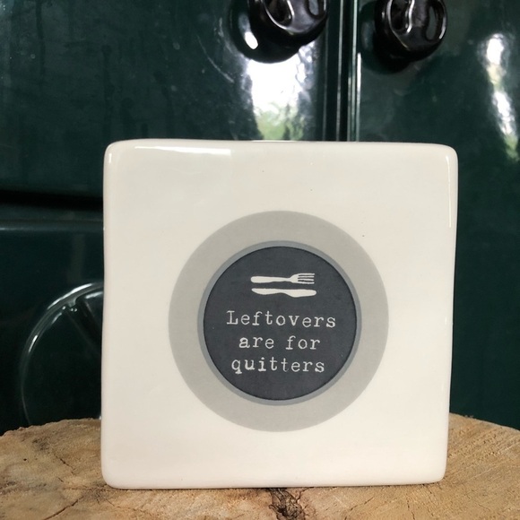 “leftovers Are For Quitters” Foodie Home Decor Signs - Picture 1 of 2